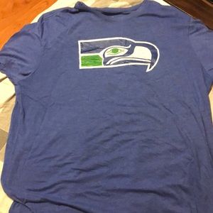 Blue seahawk shirt